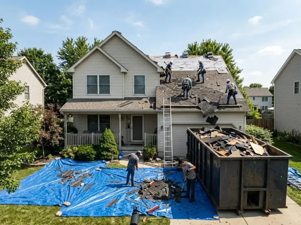 roof-replacement-debris-remova-004 — frequently asked questions, Cheapest Dumpster Rentals in Shasta Lake, CA